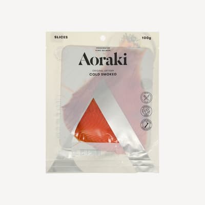 Aoraki Cold Smoked Salmon 100g