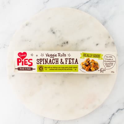 I Love Pies Spinach And Feta Sausage Rolls 400g