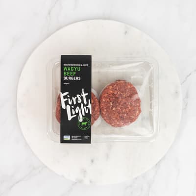 First Light Wagyu Beef Burger Patties 400g