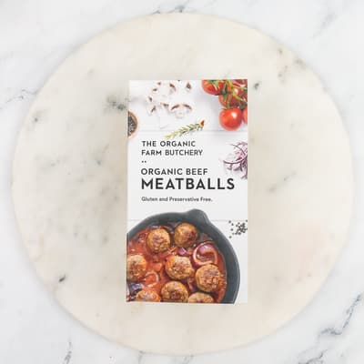 The Organic Farm Butchery Beef Meatballs 600g