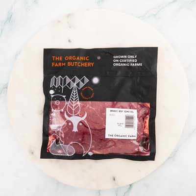 The Organic Farm Butchery Beef Schnitzel 400g