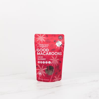 Little Bird Cacao And Raspberry Macaroons 5pkt 125g