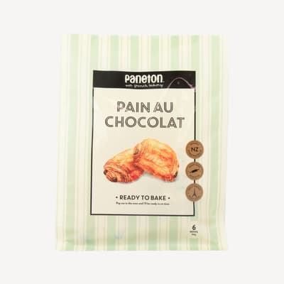 Paneton Frozen Ready To Bake Pain Au Chocolat 6 Pack