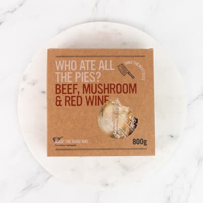 Who Ate All The Pies Steak Mushroom And Red Wine Pie 800g