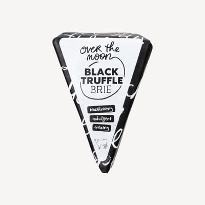 Over The Moon Black Truffle Brie Wedge 100g