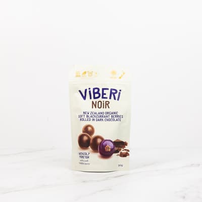 Viberi Noir Soft Blackcurrant Berries Dark Chocolate 90g