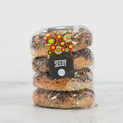 Bagel Love Seedy Bagels 4 Pack