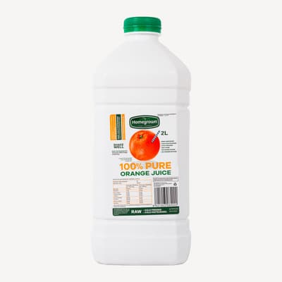 Homegrown 100% Orange Juice 2l