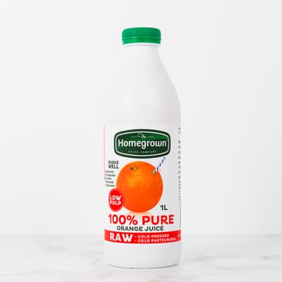 Homegrown Oj Low Pulp 1l