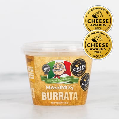Massimos Burrata Cheese 125g