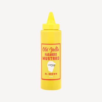 Al Brown Old Yella Habanero Mustard 250g