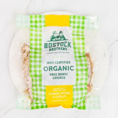 Bostock Organic Lemon Thyme Garlic Butterflied Chicken 1