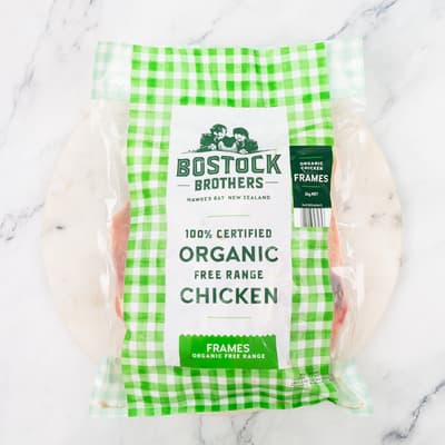 Bostock Organic Chicken Frames 1kg