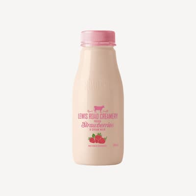 Lewis Road Strawberry Milk 300ml