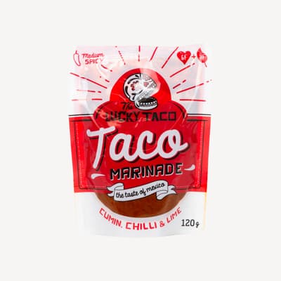 The Lucky Taco Cumin, Chilli & Lime Marinade 120g