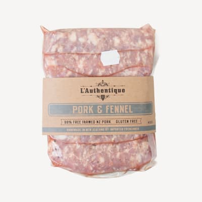 Lauthentique Pork And Fennel Sausage 420g