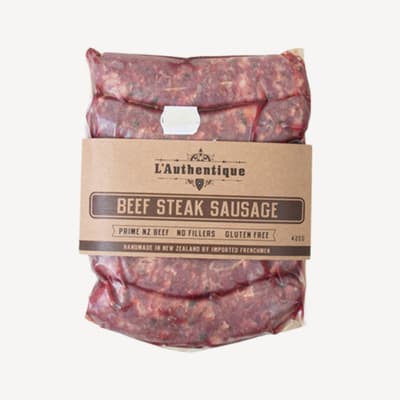 Lauthentique Beef Steak Sausage 420g