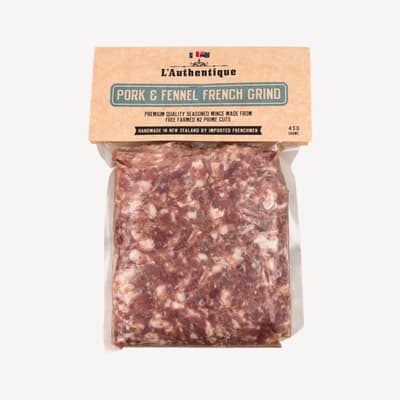 Lauthentique Pork And Fennel Grind 450g