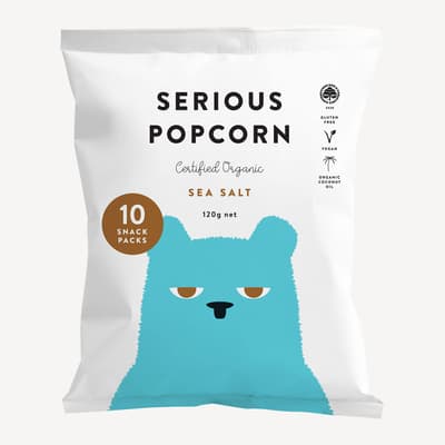 Serious Popcorn Sea Salt Multipack 10 Pack