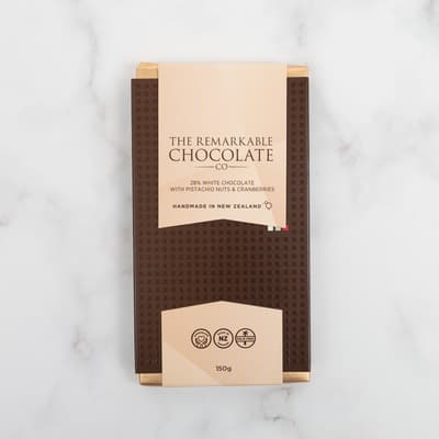 The Remarkable Chocolate White Block 150g
