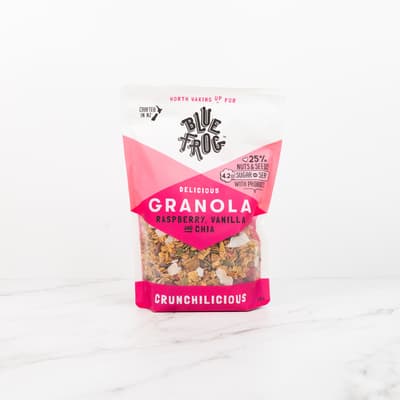 Blue Frog Raspberry And Vanilla Delicious Granola 350g