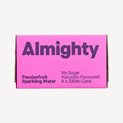 Almighty Passionfruit Sparkling Water 6 Pack