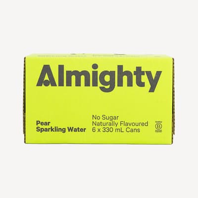 Almighty Pear Sparkling Water 6 Pack