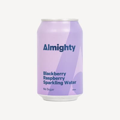 Almighty Blackberry Raspberry Sparkling Water 330ml