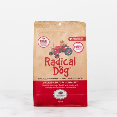 Radical Dog Cherry Dog Biscuits 400g