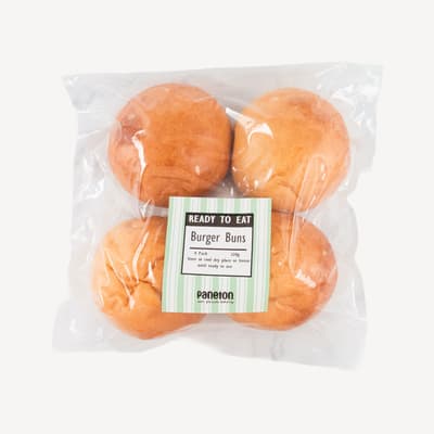 Paneton Burger Soft Rolls 4 Pack