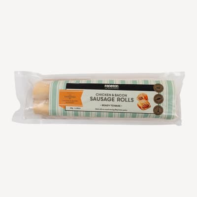 Paneton Chicken & Bacon Sausage Rolls 400g
