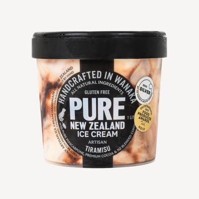 Pure Nz Tiramisu Ice Cream 1l