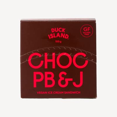 Duck Island Choc Pbj Ice Cream Sandwich 150g