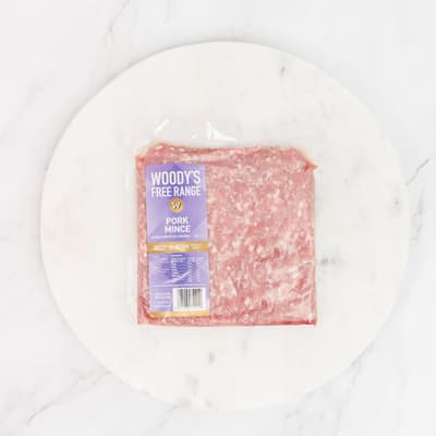 Woodys Free Range Pork Mince 350g