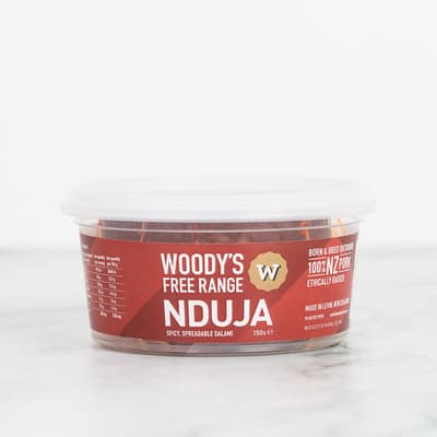 Woodys Free Range Nduja Salami 150g