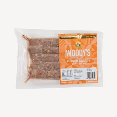 Woodys Free Range Tuscan Chicken Sausage 290g