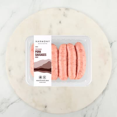 Harmony Free Range Traditional Pork Sausages 450g