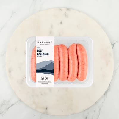 Harmony Classic Beef Sausages 450g