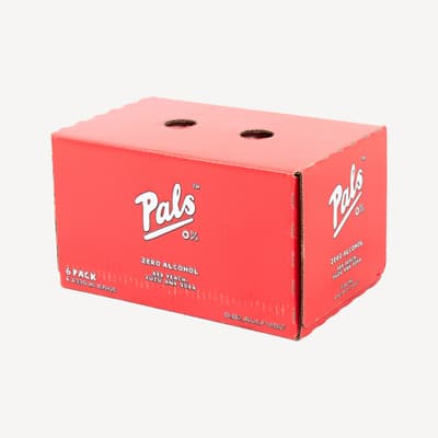 Pals Red Peach Yuzu & Soda 0% 330ml 6 Pack