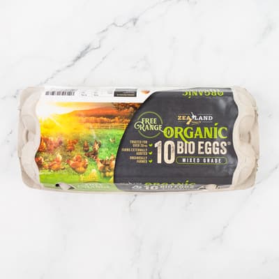 Bio Organic Eggs 10 Pack