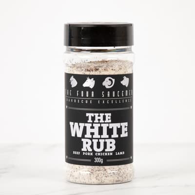 The Four Saucemen The White Rub Shaker 300g