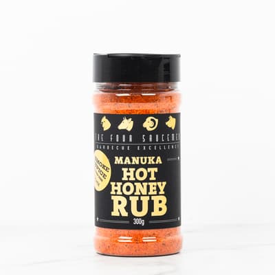 The Four Saucemen Manuka Hot Honey Rub 300g