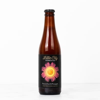 Little City Pineapple & Passionfruit Kombucha 330ml