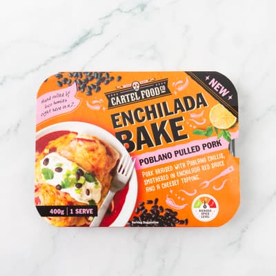 Cartel Food Poblano Pork Enchilada Bake 400g
