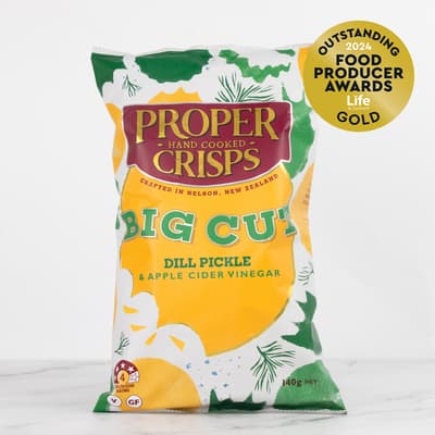 Proper Crisps Big Cut Dill Pickle 140g