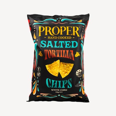 Proper Crisps Tortilla Salted 150g