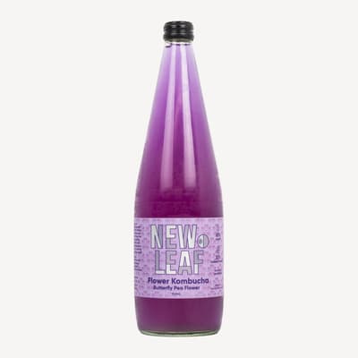 New Leaf Butterfly Pea Flower Kombucha 750ml