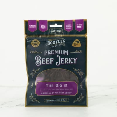 Bootleg Jerky The Og Original Beef Jerky 80g