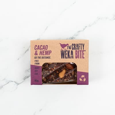 The Crafty Weka Bite Cacao And Hemp 40g
