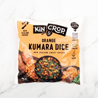 Kin And Crop Orange Kumara Dice 500g